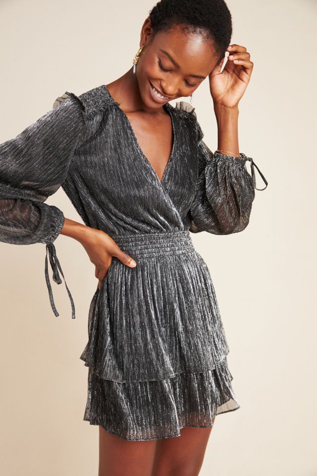 Lisi Smocked Metallic Mini Dress #3