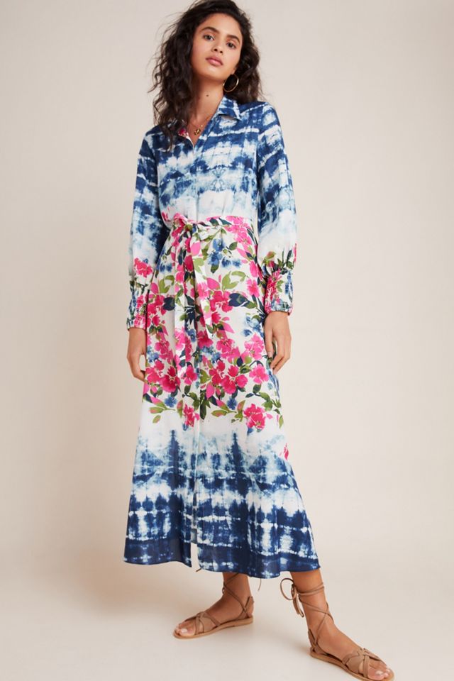 Bettina Maxi Shirtdress | Anthropologie