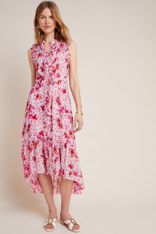 Giselle Ruffled Maxi Dress | Anthropologie