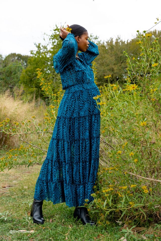 Evangelina Tiered Maxi Dress #4