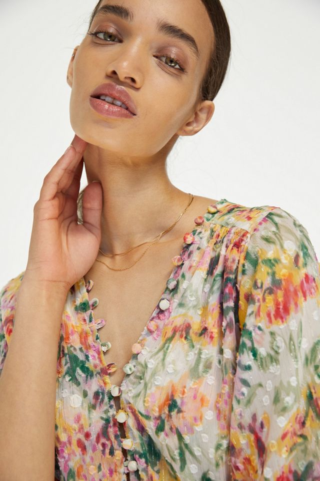 anthropologie watercolor maxi dress Watercolor Maxi Dress
