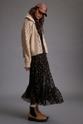 ruched floral maxi dress maeve by anthropologie Maeve Ruched Floral Maxi Dress