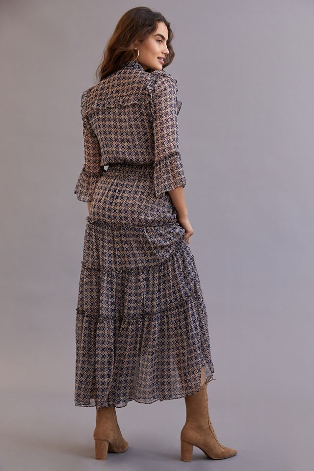 Flowy Tiered Midi Dress #3