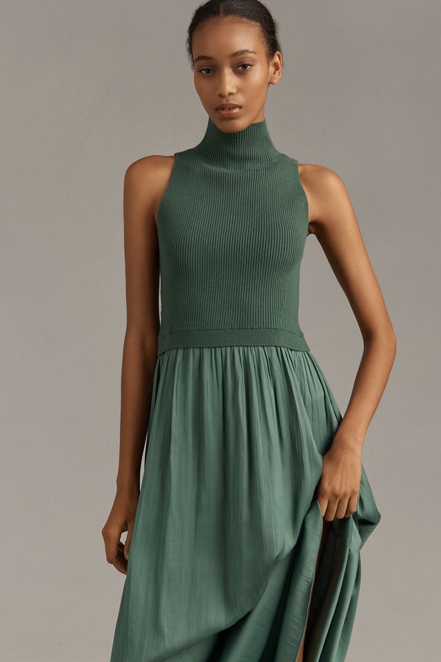 The Thea Mockable Sleeveless Midi Jumper Dress #2