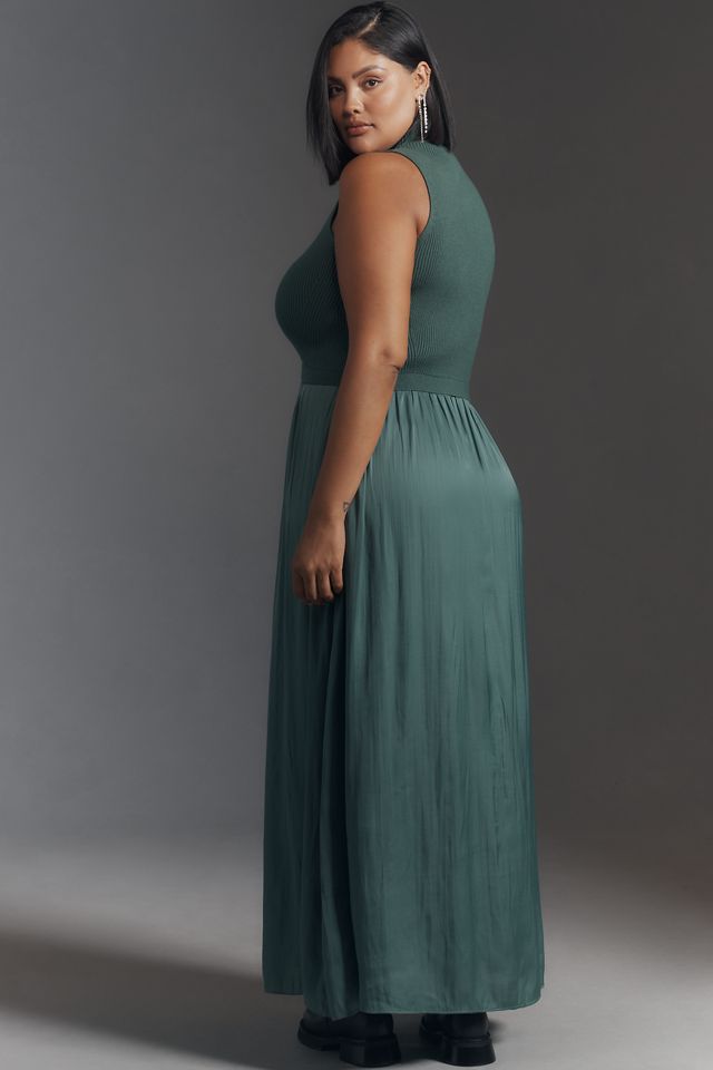 The Thea Mockable Sleeveless Midi Jumper Dress #6