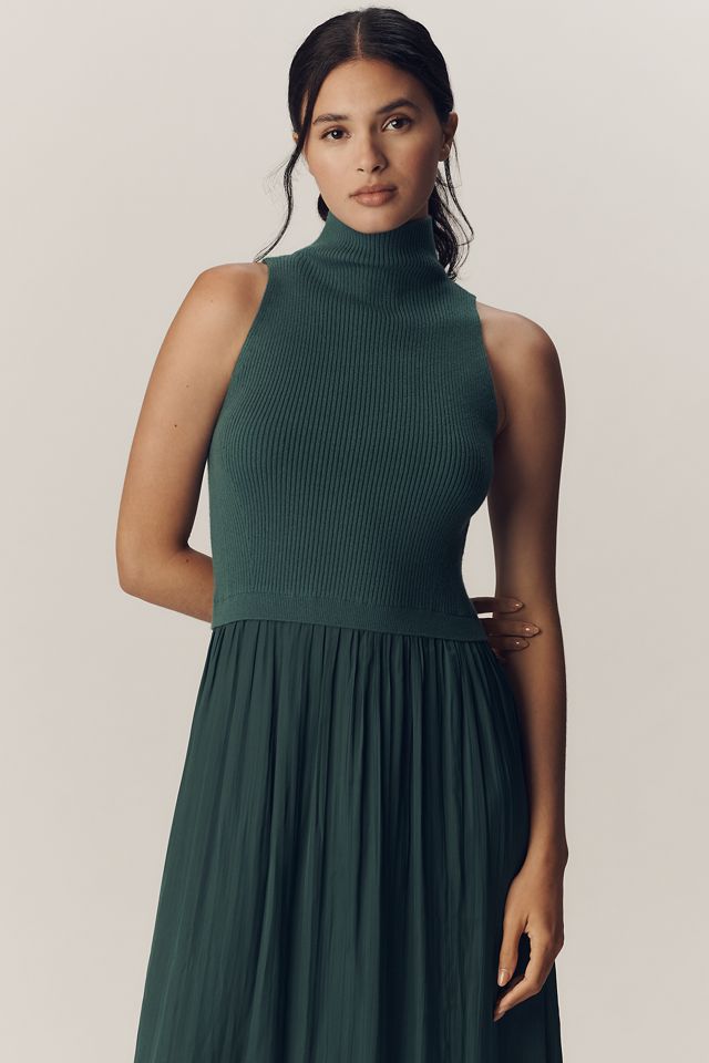 The Thea Twofer Sleeveless Sweater Dress