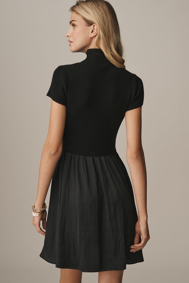 En Saison Eloise Faux-Suede Sleeveless Mini Dress