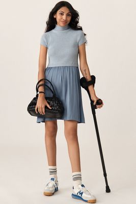 The Gemini Twofer Sweater + Dress Set: Long-Sleeve Hooded