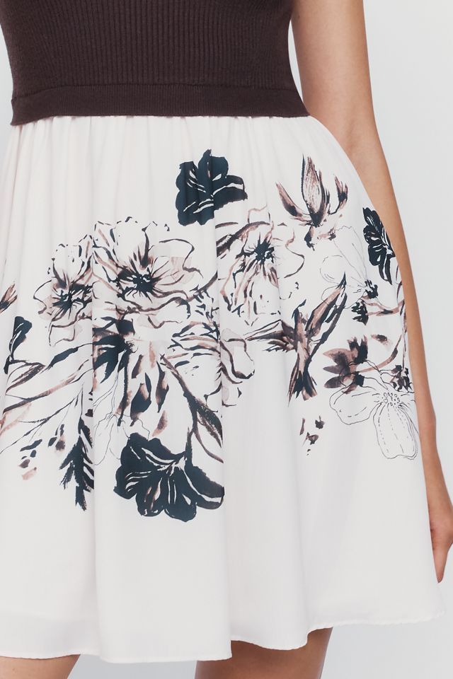 Thea Short Sleeve Twofer Mini Dress #1
