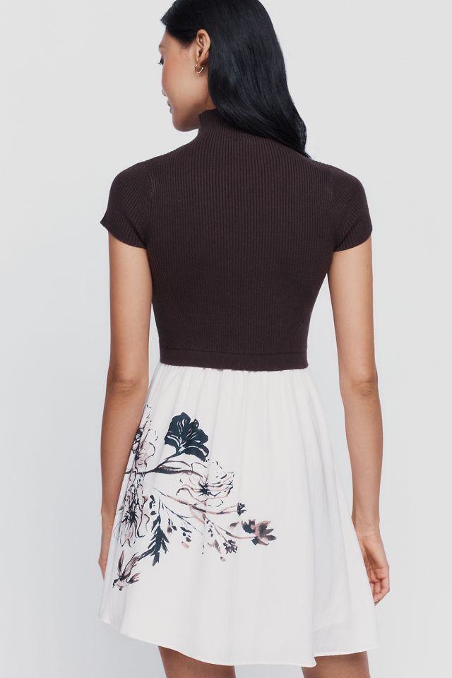 Thea Short Sleeve Twofer Mini Dress #2