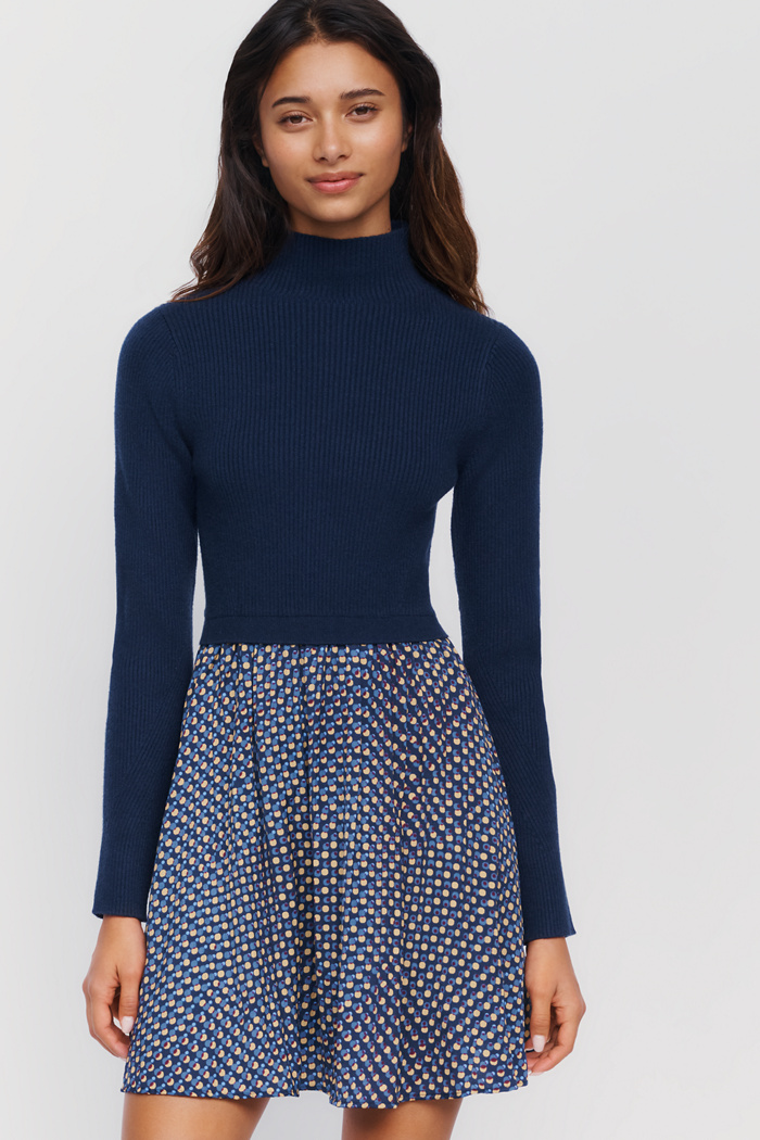 By Anthropologie Thea Twofer Mini Dress