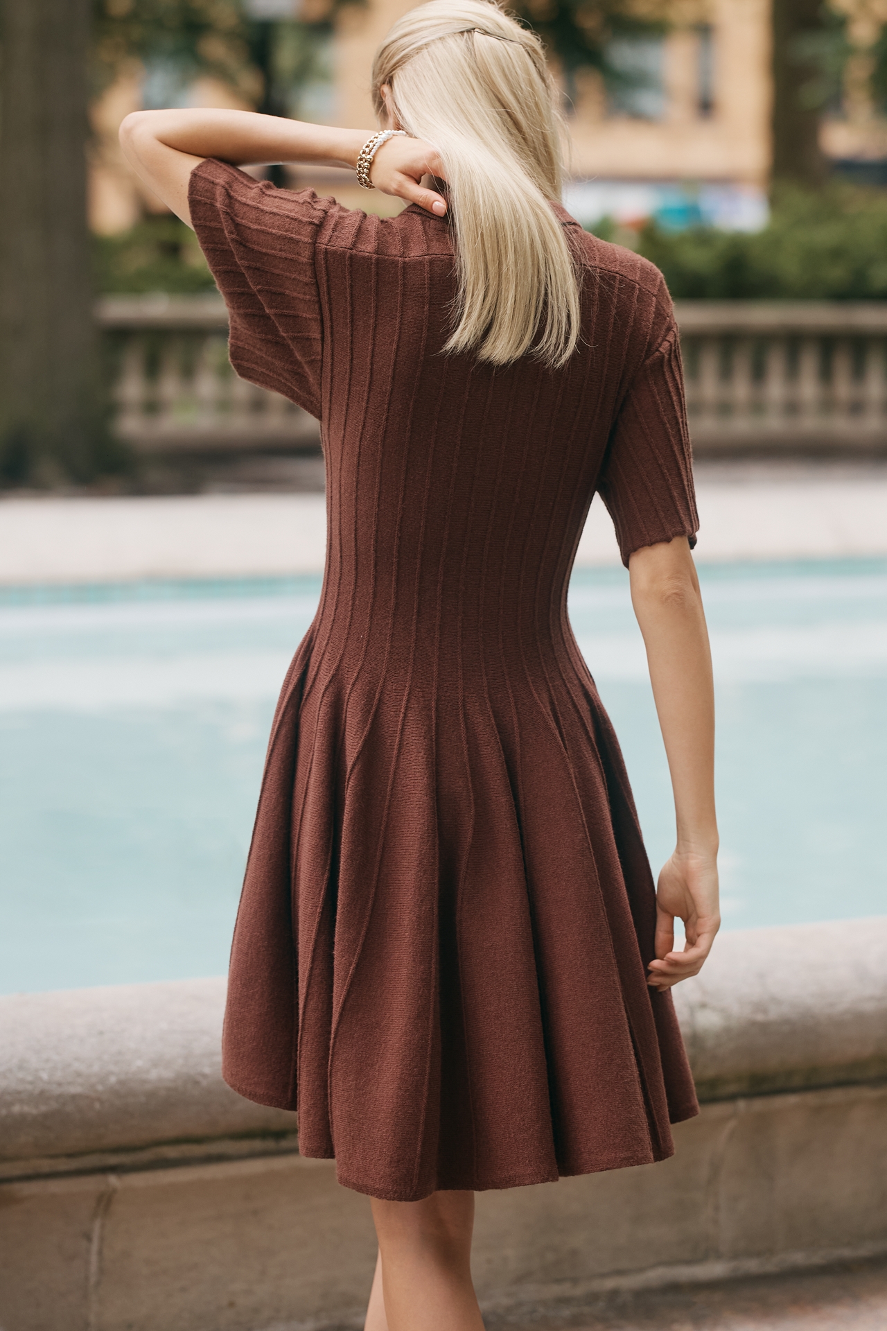 By Anthropologie A-Line Mini Sweater Dress