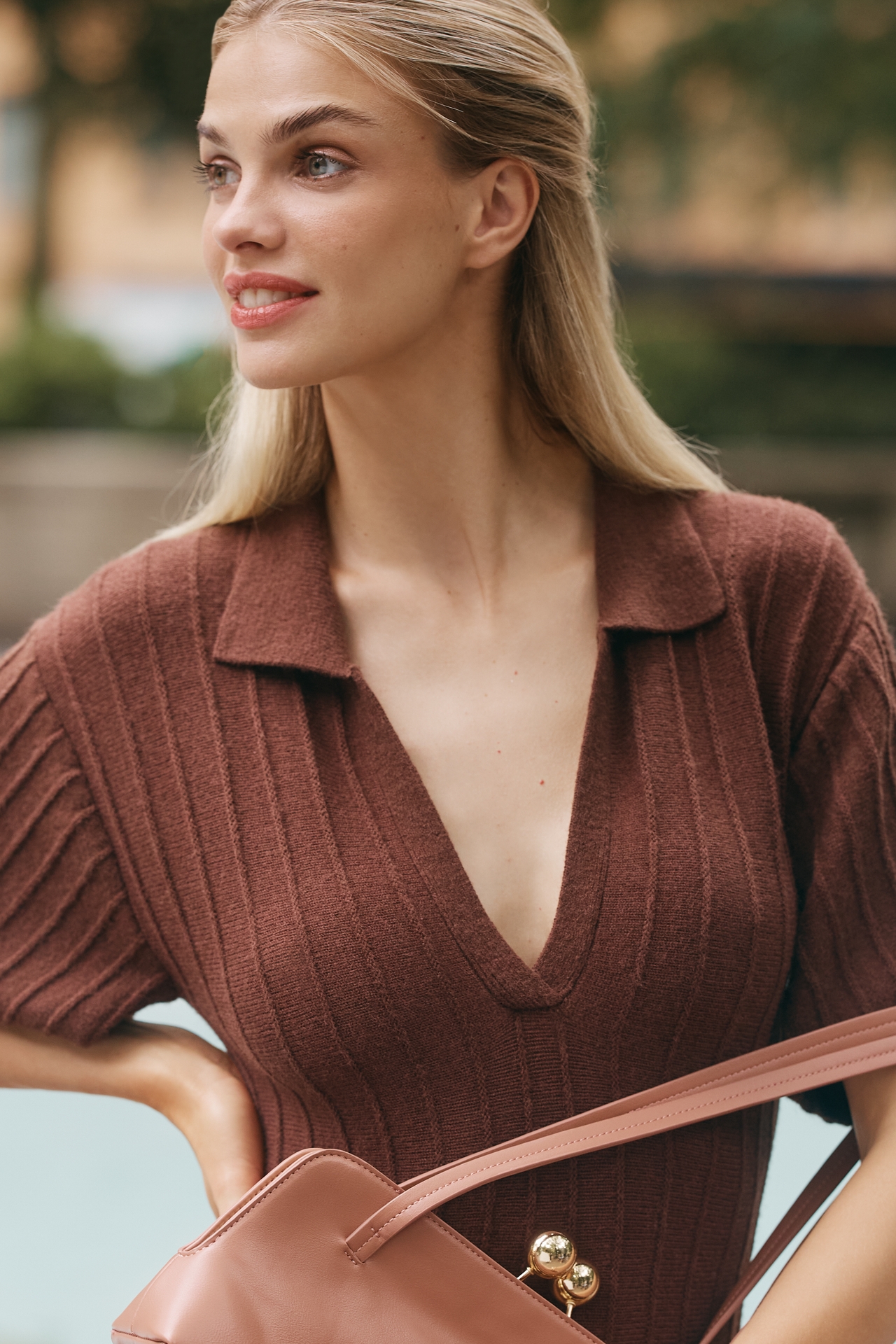 By Anthropologie A-Line Mini Sweater Dress