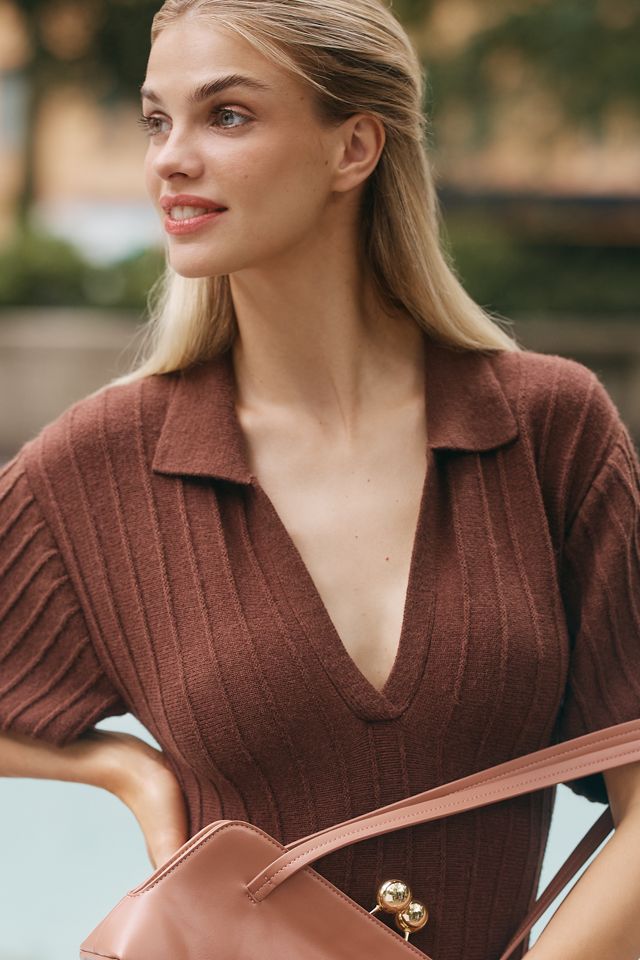 By Anthropologie A-Line Mini Jumper Dress #2