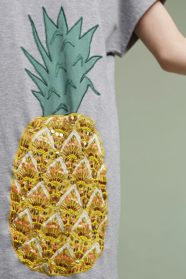 Pineapple T-Shirt Dress #1