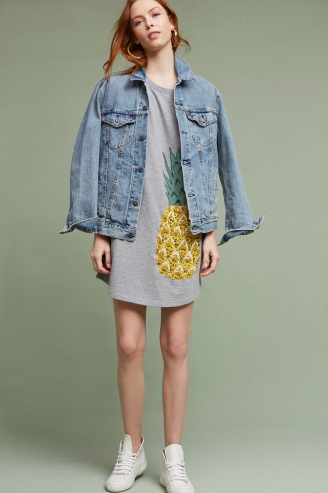 Pineapple T-Shirt Dress #2