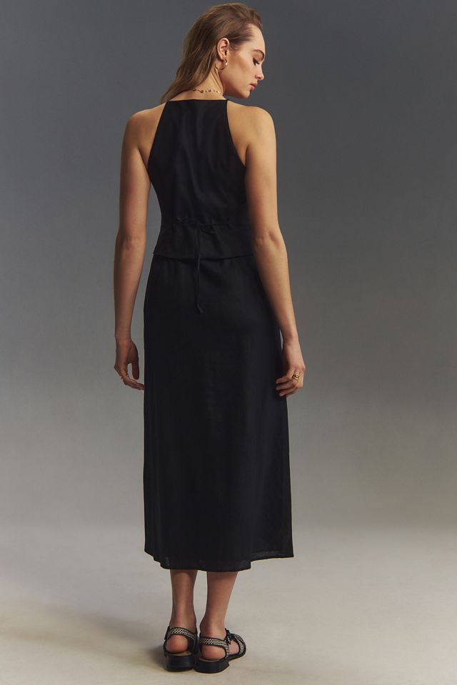 RIXO Kimmy Twofer Vest Midi Dress #1