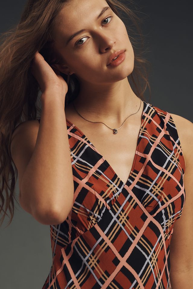 RIXO Sandrine Midi Slip Dress #5