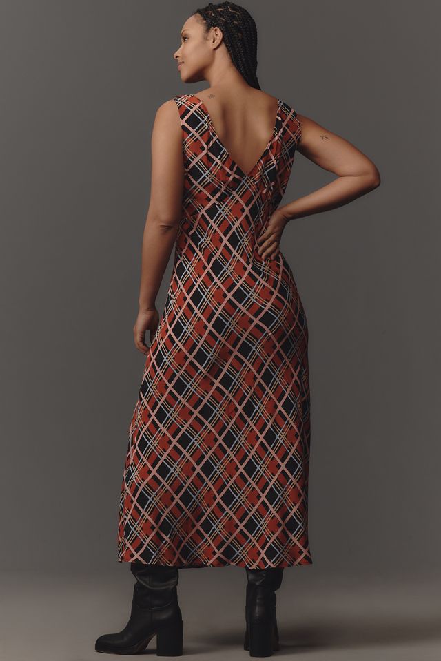 RIXO Sandrine Midi Slip Dress #8
