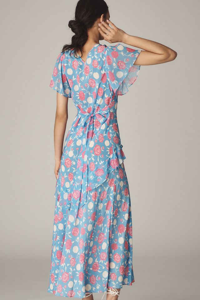 RIXO Evie Silk Maxi Dress #2