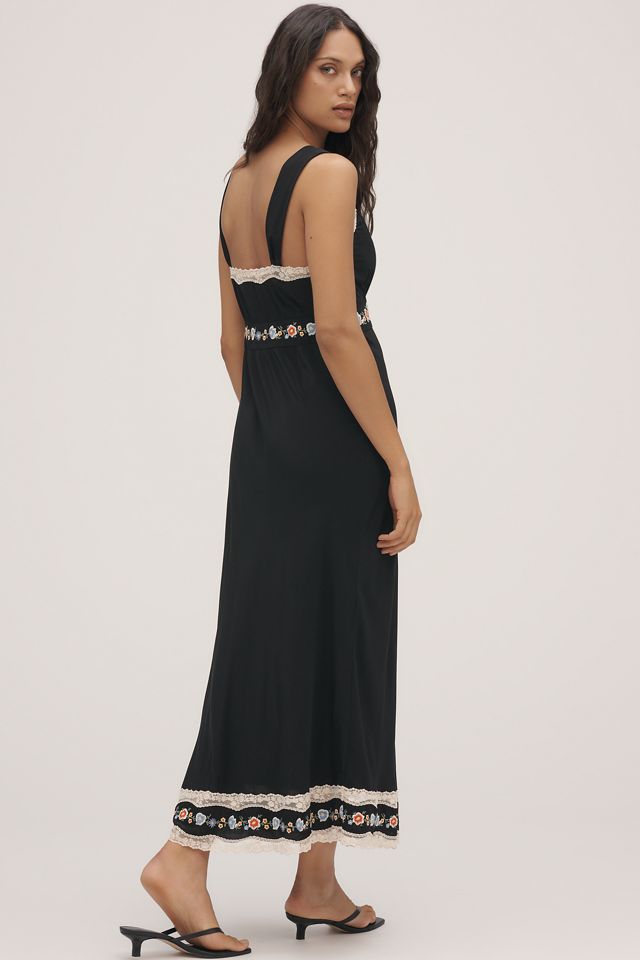 RIXO Lucie Bias-Cut Midi Slip Dress #2