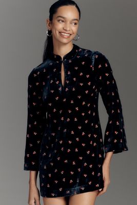 Rae Embroidered Shift Dress | Anthropologie