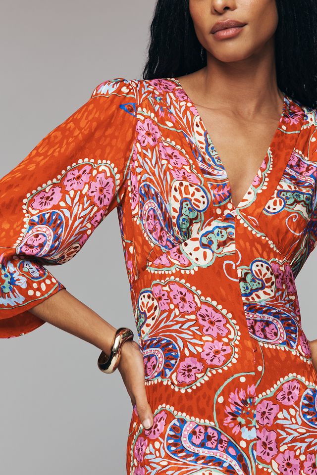 RIXO Petite Dahlia Midi Dress #2
