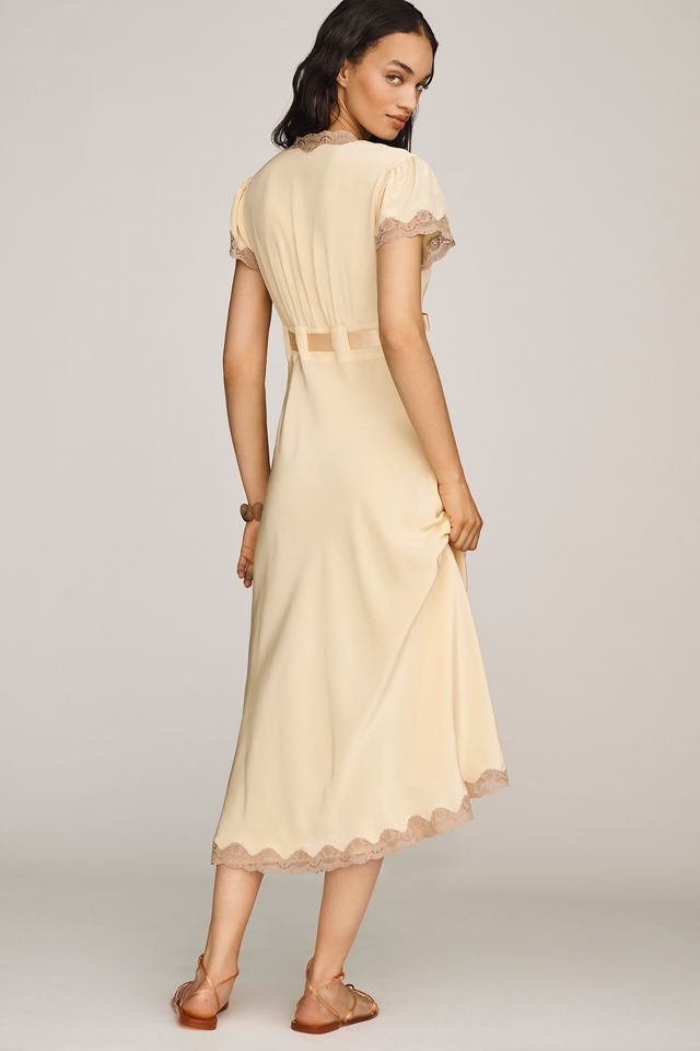 RIXO Marlice Petite Silk Midi Dress #2
