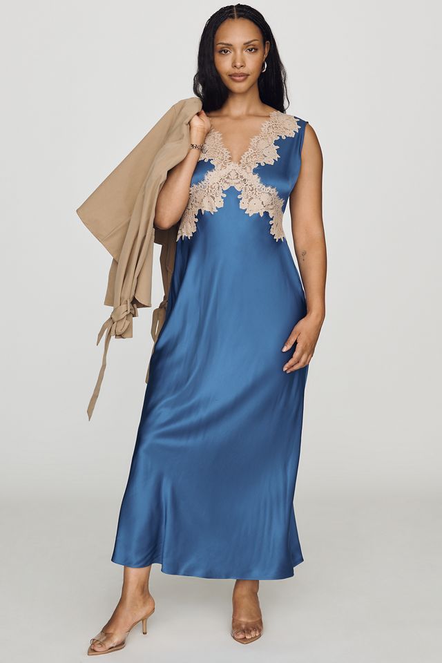 RIXO Lysandra Lace Slip Dress #3