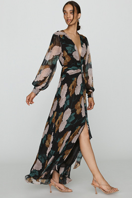 RIXO Meera Chiffon Maxi Dress by Anthropologie