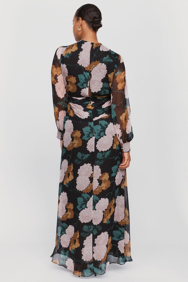 RIXO Meera Chiffon Maxi Dress #7