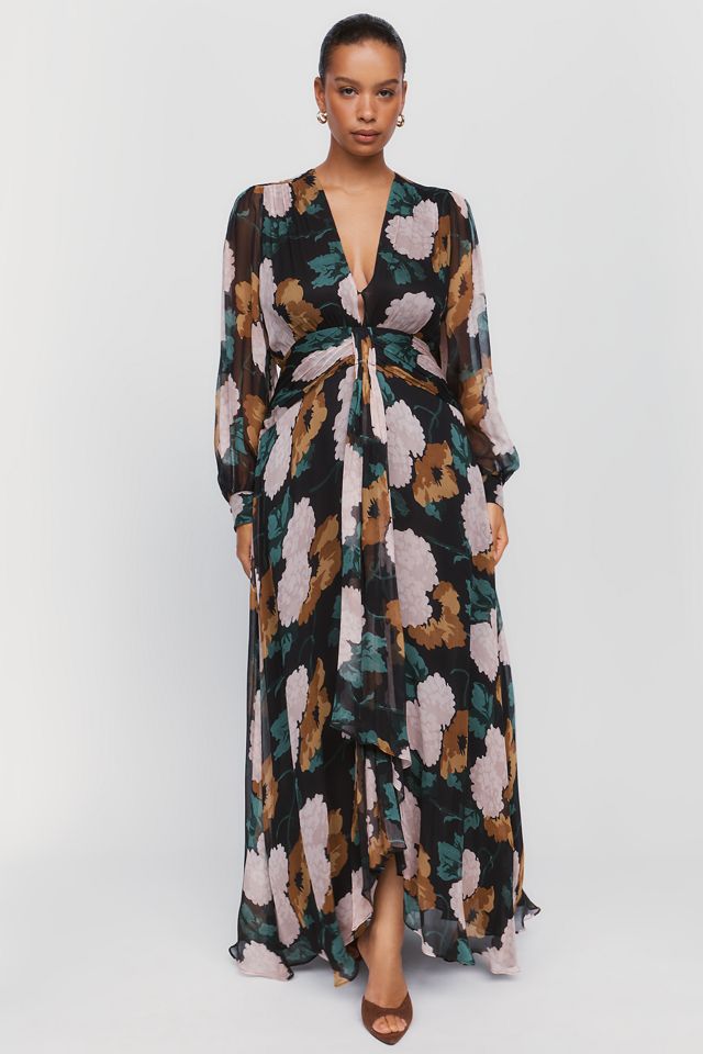 RIXO Meera Chiffon Maxi Dress #4