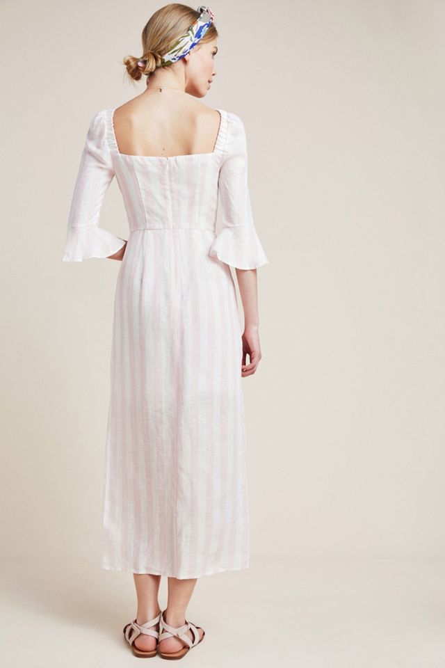 Structured Linen Midi Dress #2