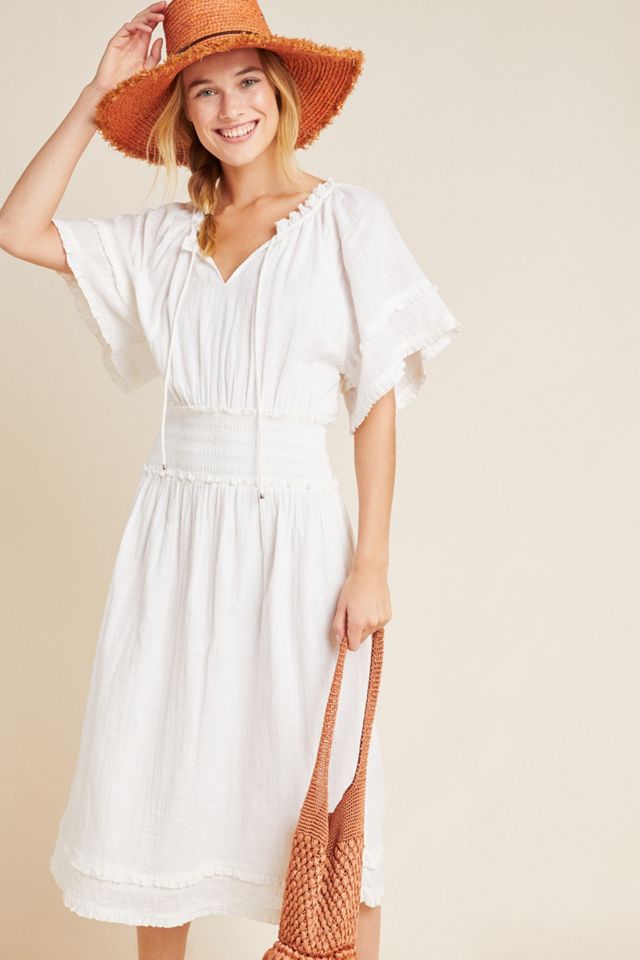 Helen Ruffled Midi Dress #3