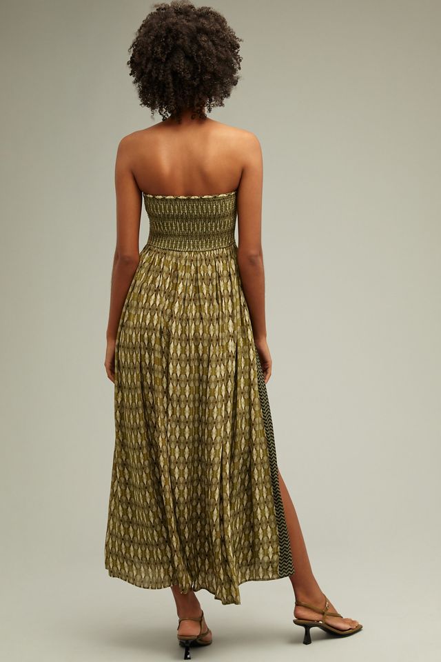 Siddhartha Bansal Smocked Maxi Dress #4
