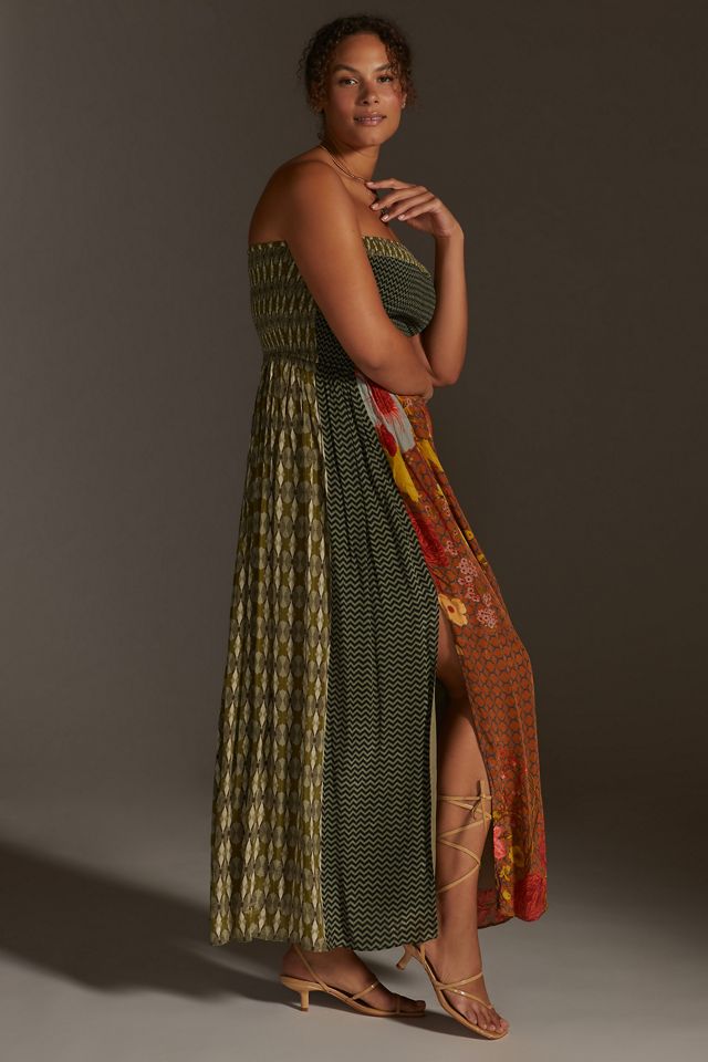 Siddhartha Bansal Smocked Maxi Dress #9