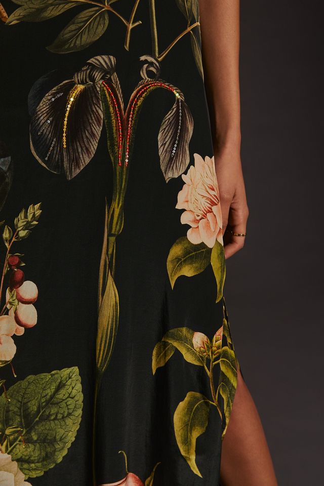 boden jersey wrap dress Elodie Jersey Maxi Dress-Rich Chestnut