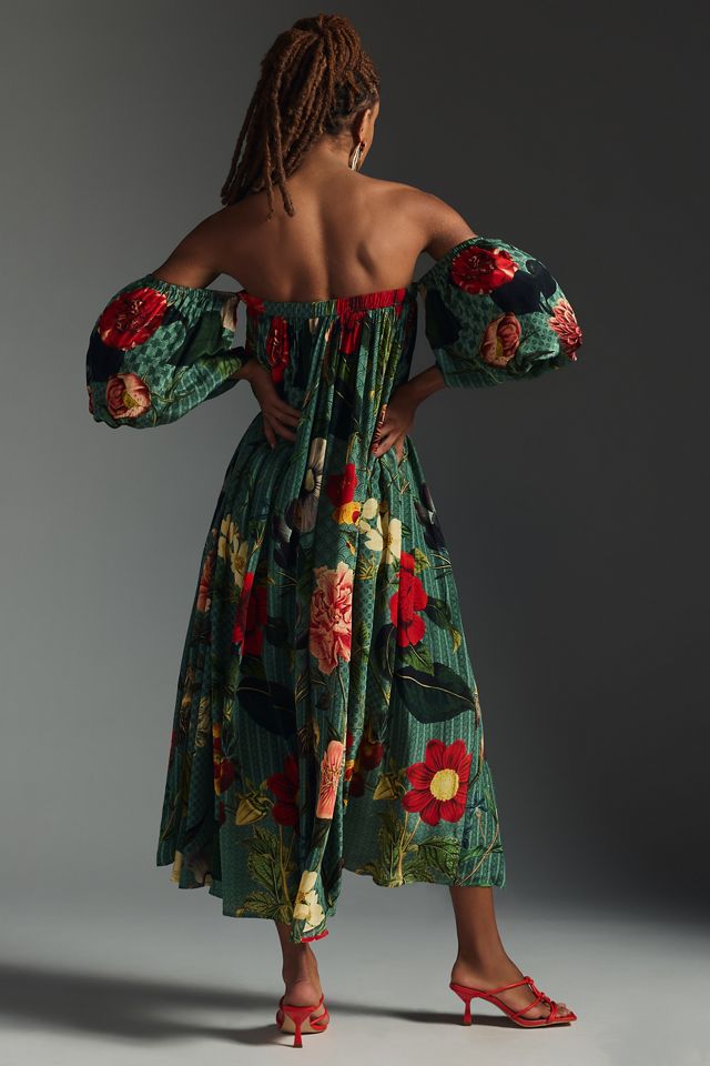 Siddhartha Bansal Off-The-Shoulder Dress #3