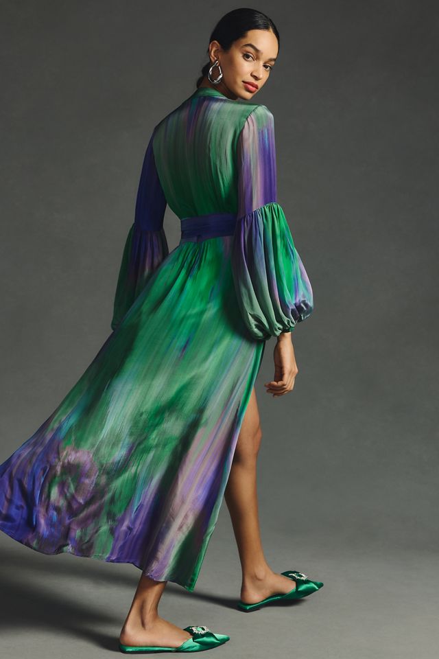 Siddhartha Bansal Long-Sleeve Wrap Dress #2