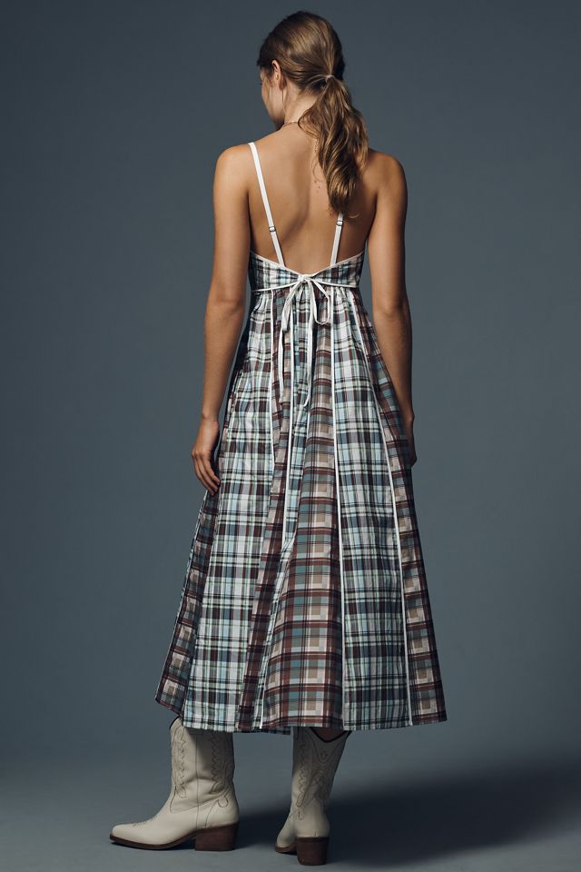 Siddhartha Bansal V-Neck Midi Dress | Anthropologie