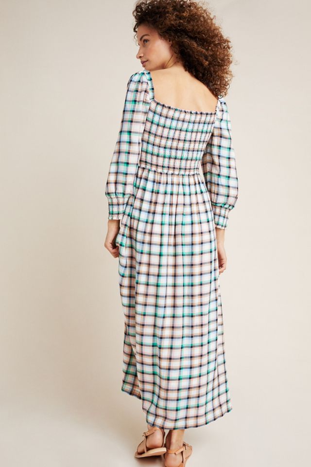 Maeve Cerie Smocked Midi Dress #3