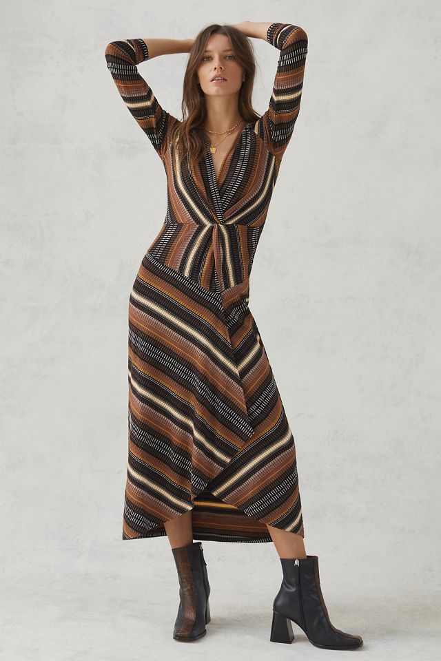 Anthropologie striped dress sale