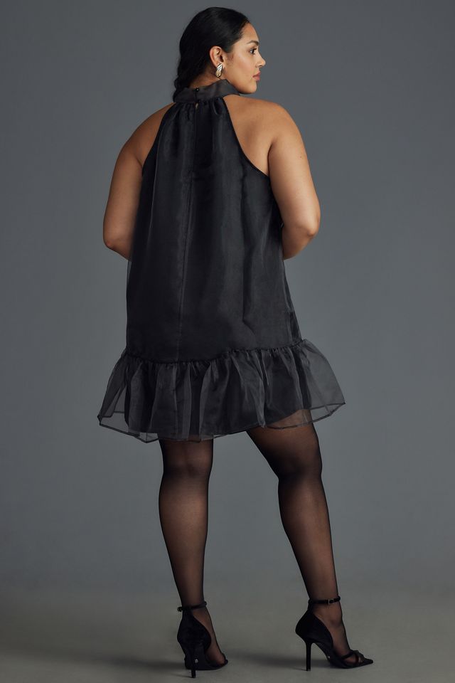 Maeve Organza Bow-Neck Mini Dress #6
