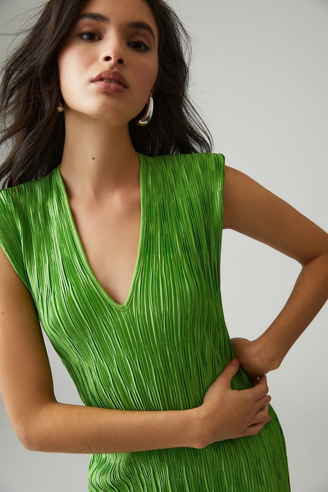 By Anthropologie Ruched V-Neck Dress #4