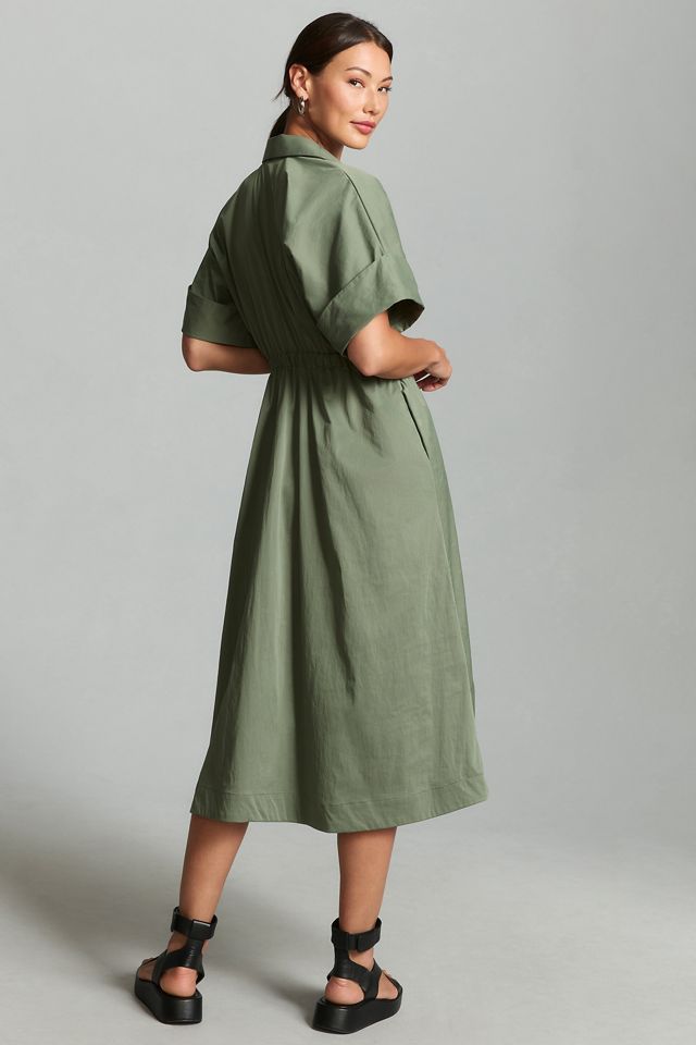 Maeve Utility Shirt Dress #4