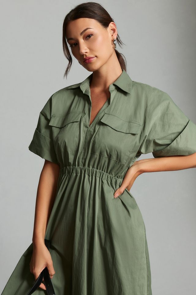Maeve Utility Shirt Dress #5