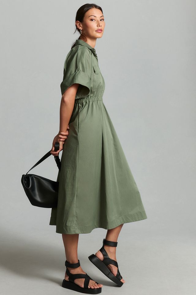 Maeve Utility Shirt Dress #6