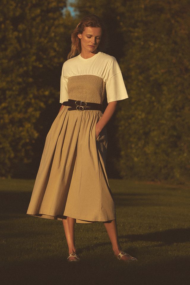The Lilou Twofer Midi Dress by Maeve #3