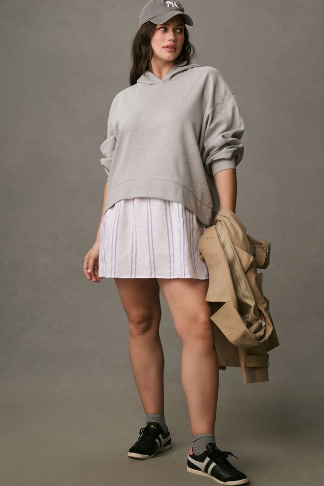 Pilcro Hooded Sweatshirt Twofer Mini Dress #4