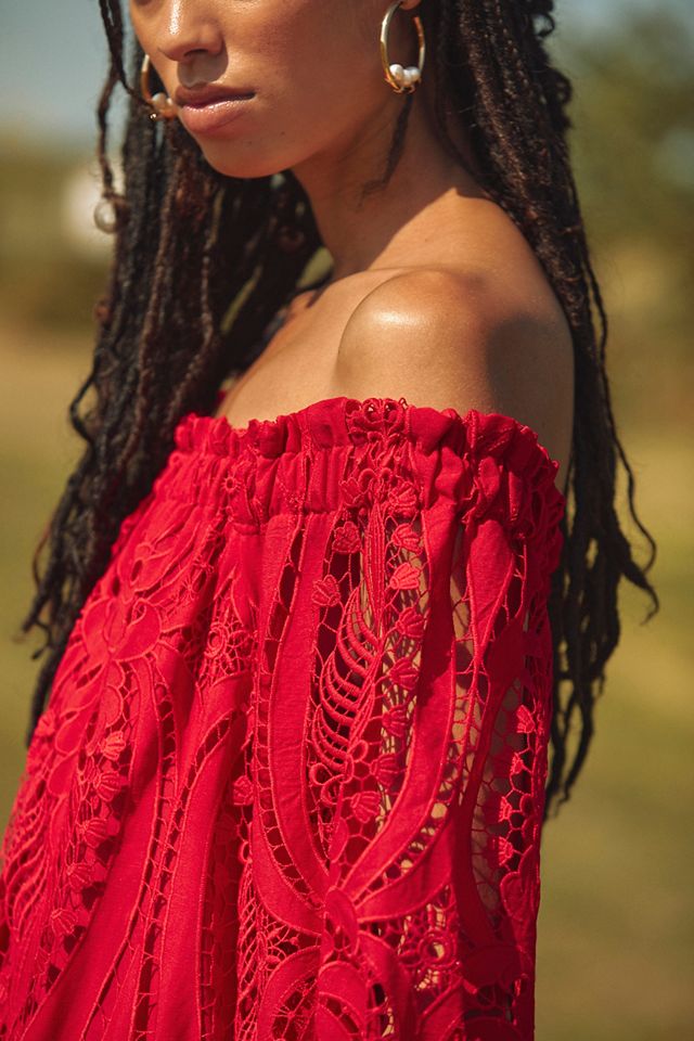 Delfi Off-The-Shoulder Midi Dress #2